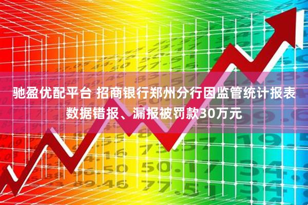 驰盈优配平台 招商银行郑州分行因监管统计报表数据错报、漏报被罚款30万元